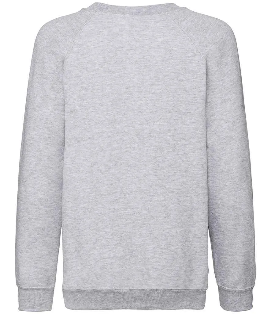 Fruit of the Loom Classic Raglan Sweatshirt (Childrens)