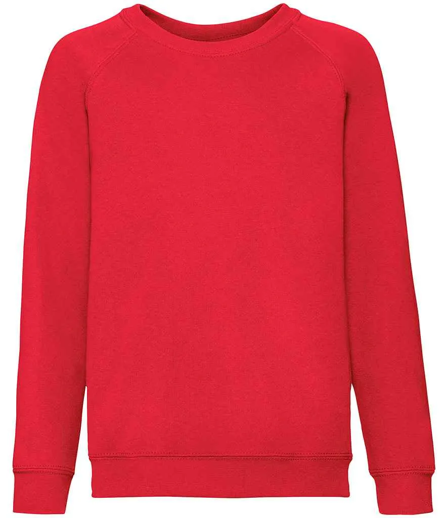 Fruit of the Loom Classic Raglan Sweatshirt (Childrens)