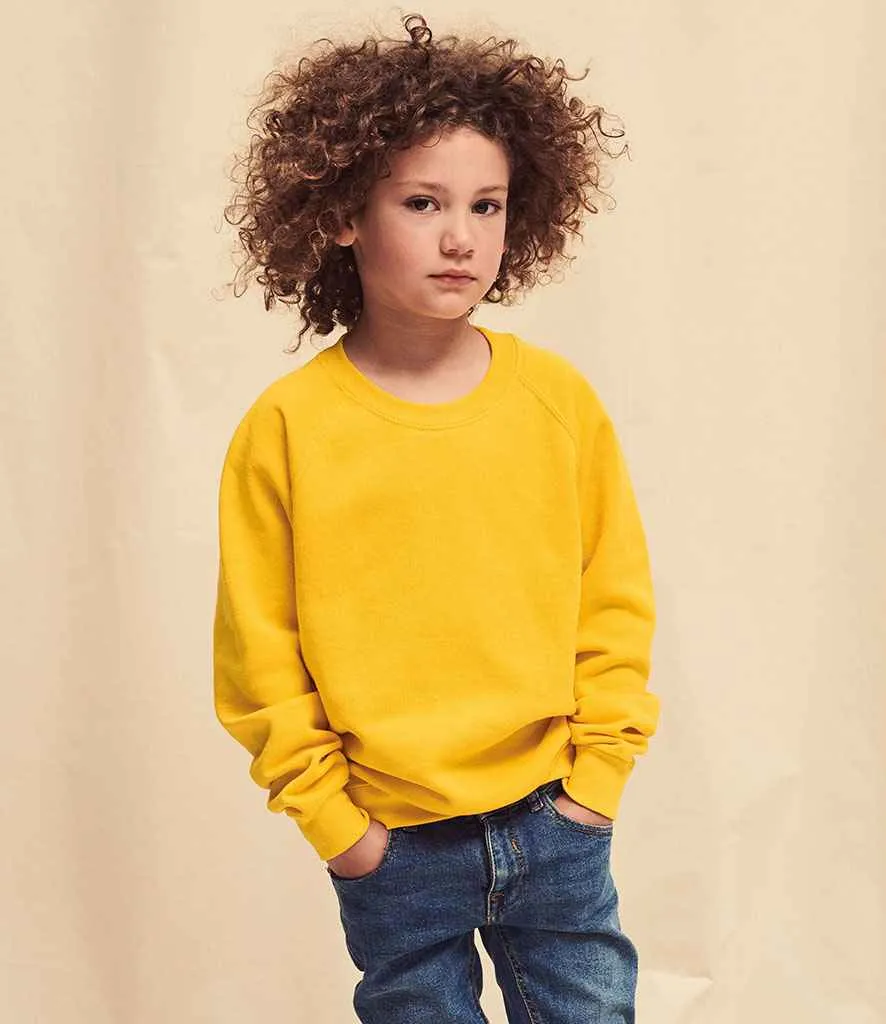 Fruit of the Loom Classic Raglan Sweatshirt (Childrens)