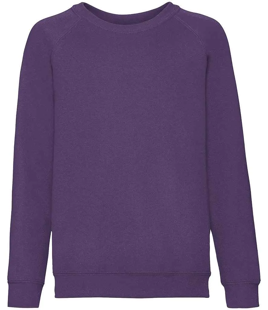 Fruit of the Loom Classic Raglan Sweatshirt (Childrens)