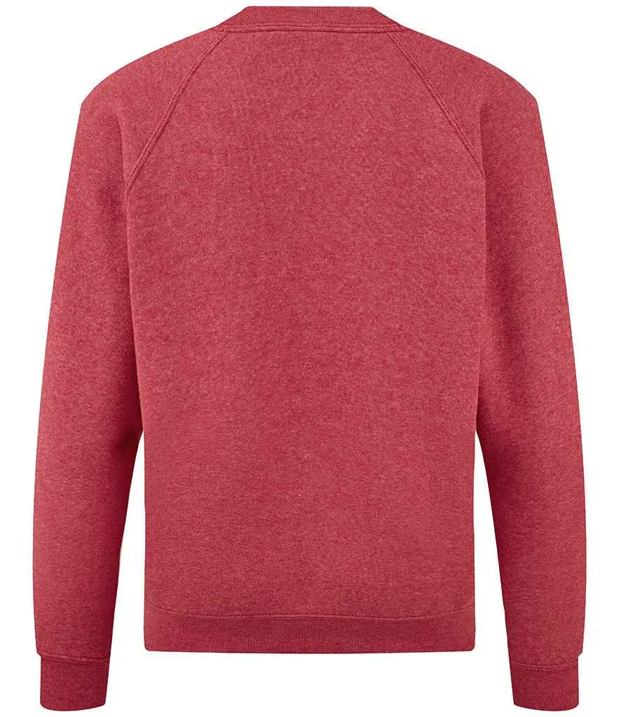 Fruit of the Loom Classic Raglan Sweatshirt (Childrens)