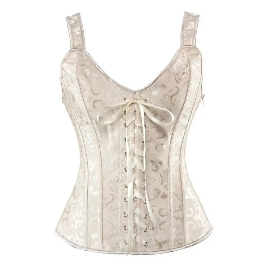 Funki Buys | Lingerie | Women's Satin Shoulder Straps Corsets