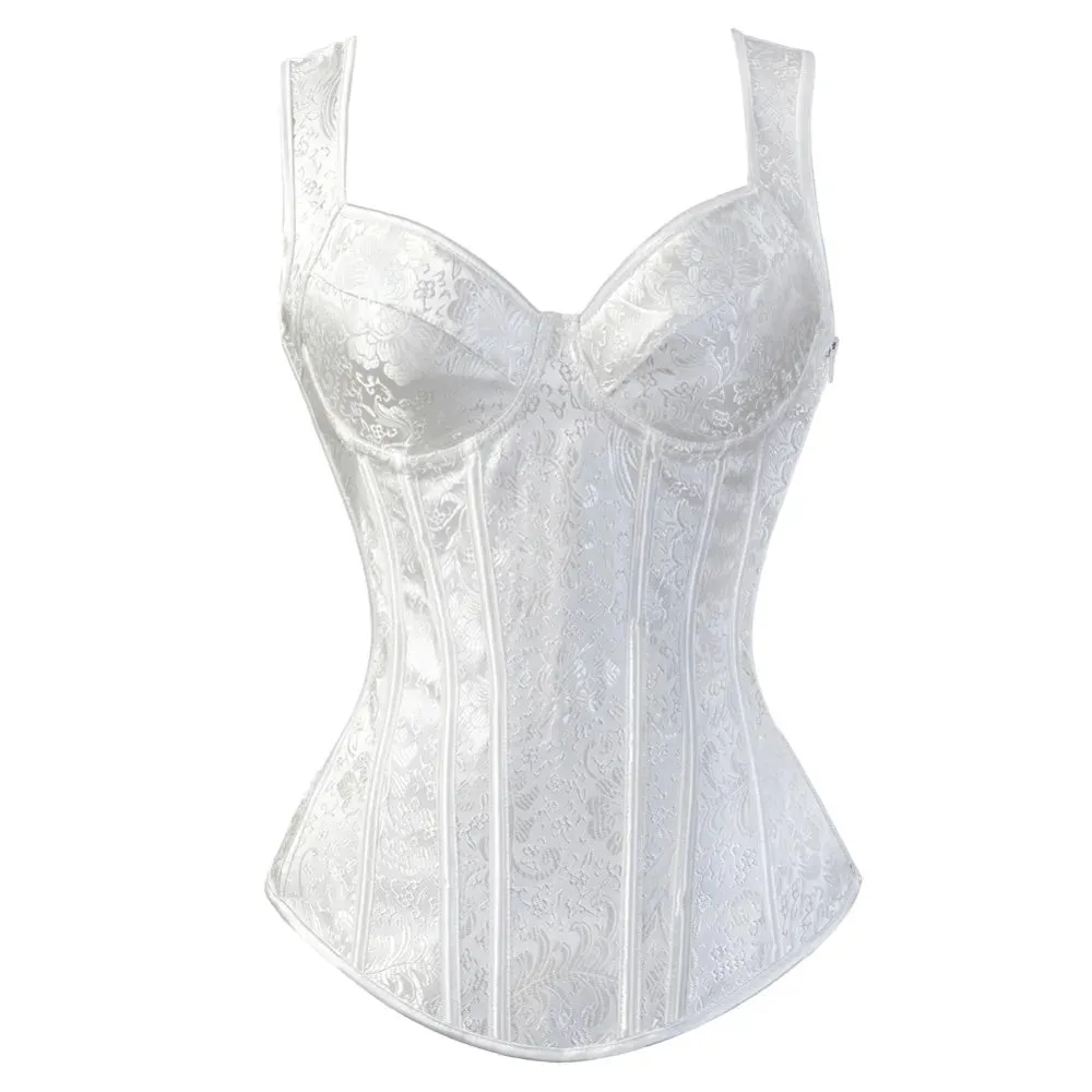 Funki Buys | Lingerie | Women's Satin Shoulder Straps Corsets