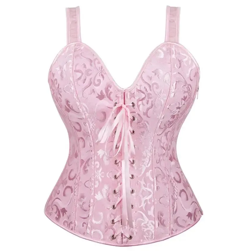 Funki Buys | Lingerie | Women's Satin Shoulder Straps Corsets