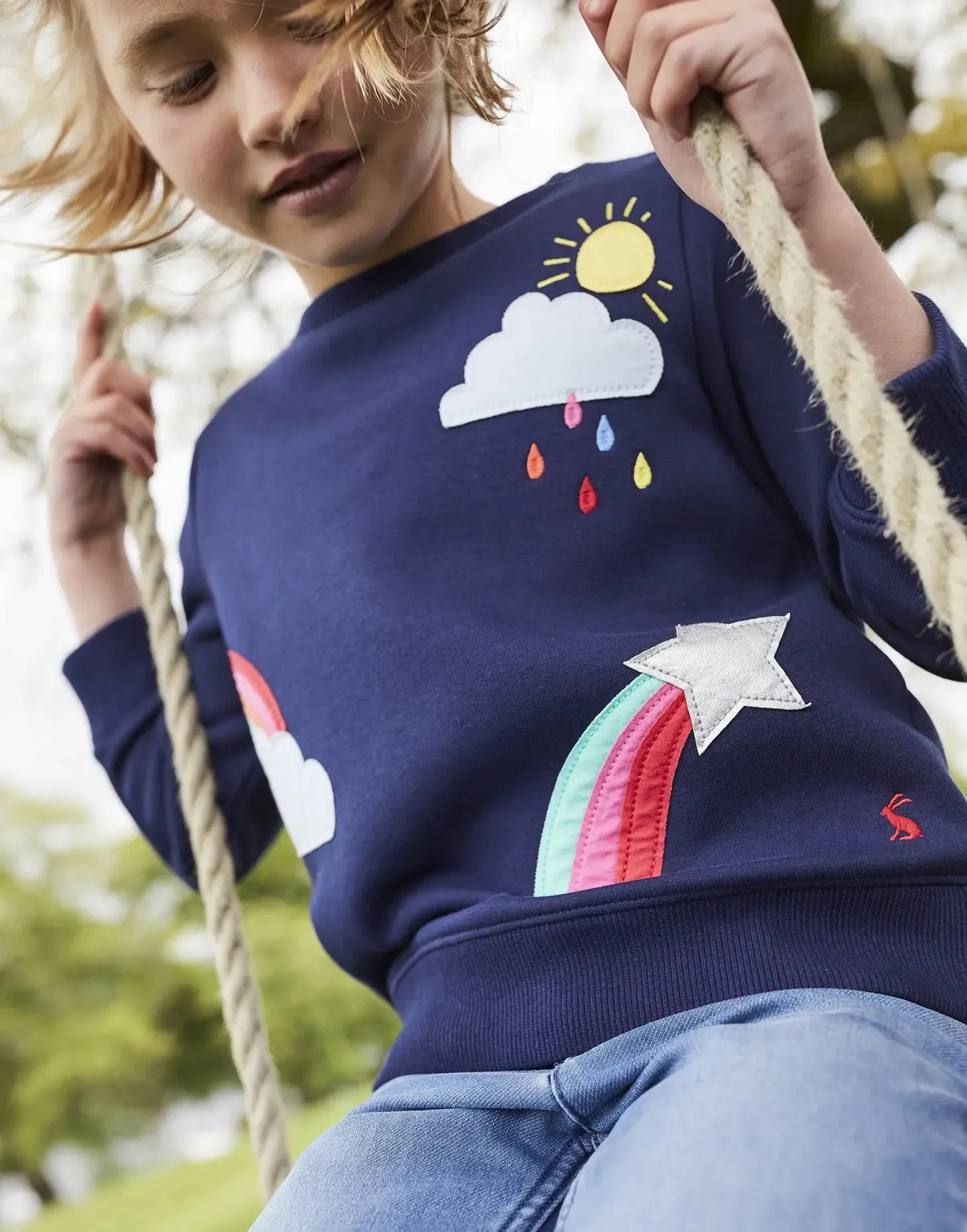 Girls' Mackenzie Artwork Sweatshirt | Joules