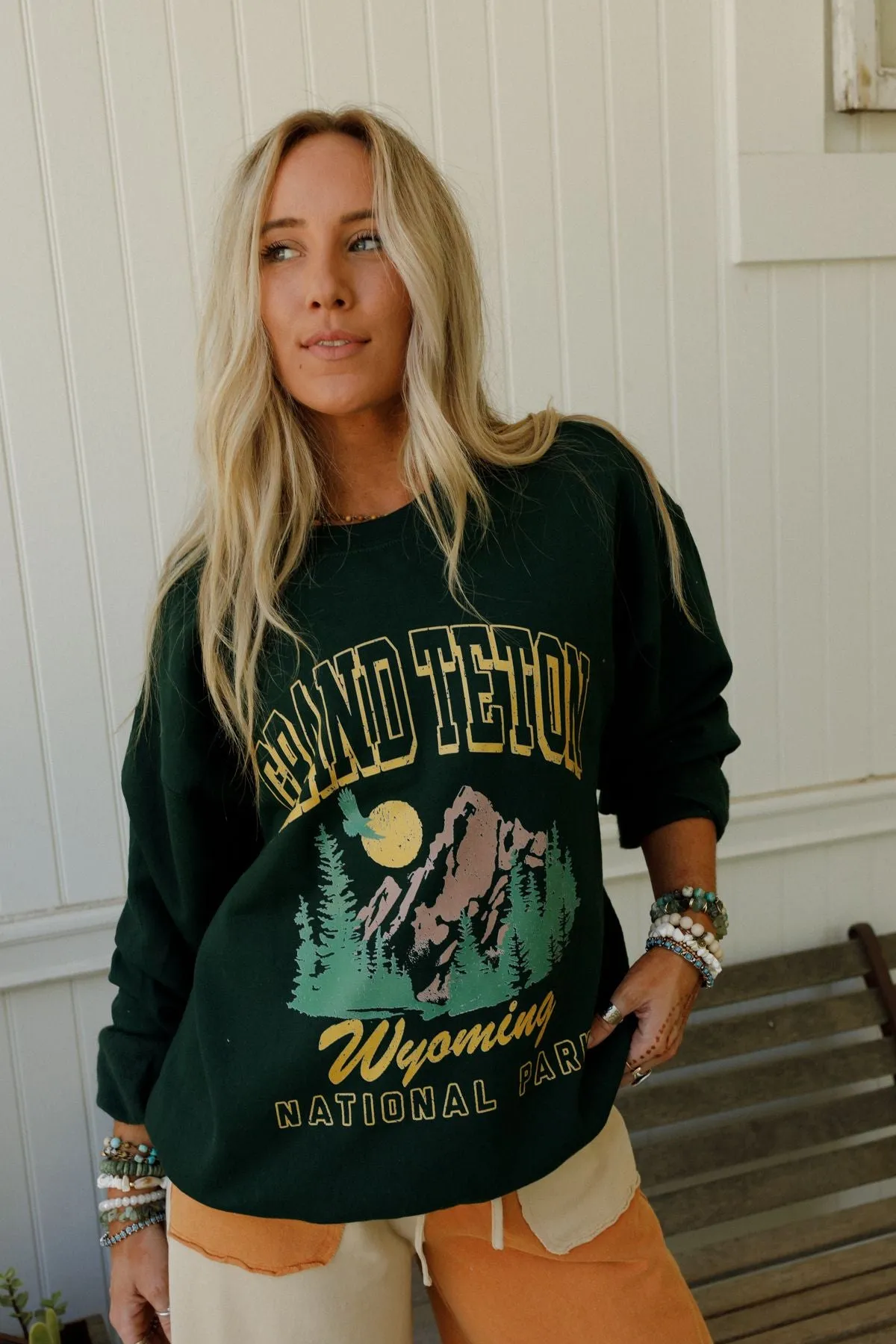 Grand Teton Sweatshirt - Green