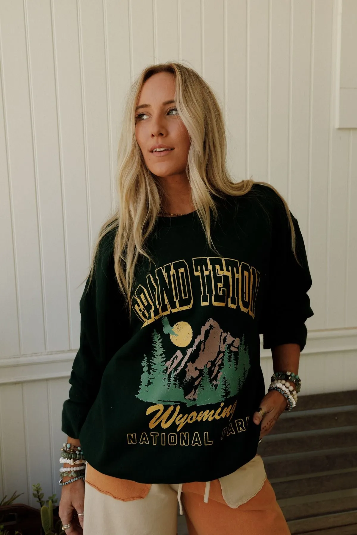 Grand Teton Sweatshirt - Green