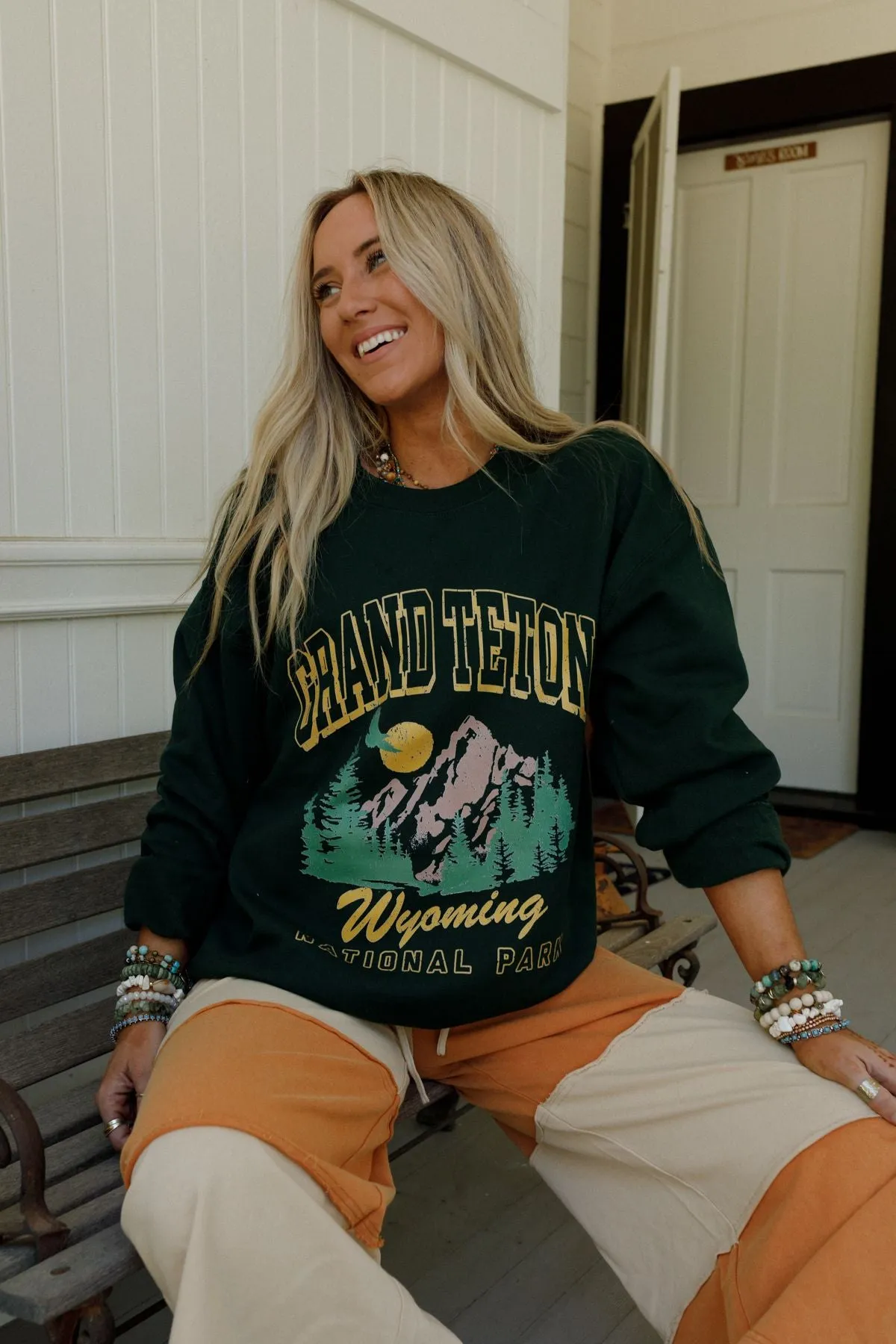 Grand Teton Sweatshirt - Green