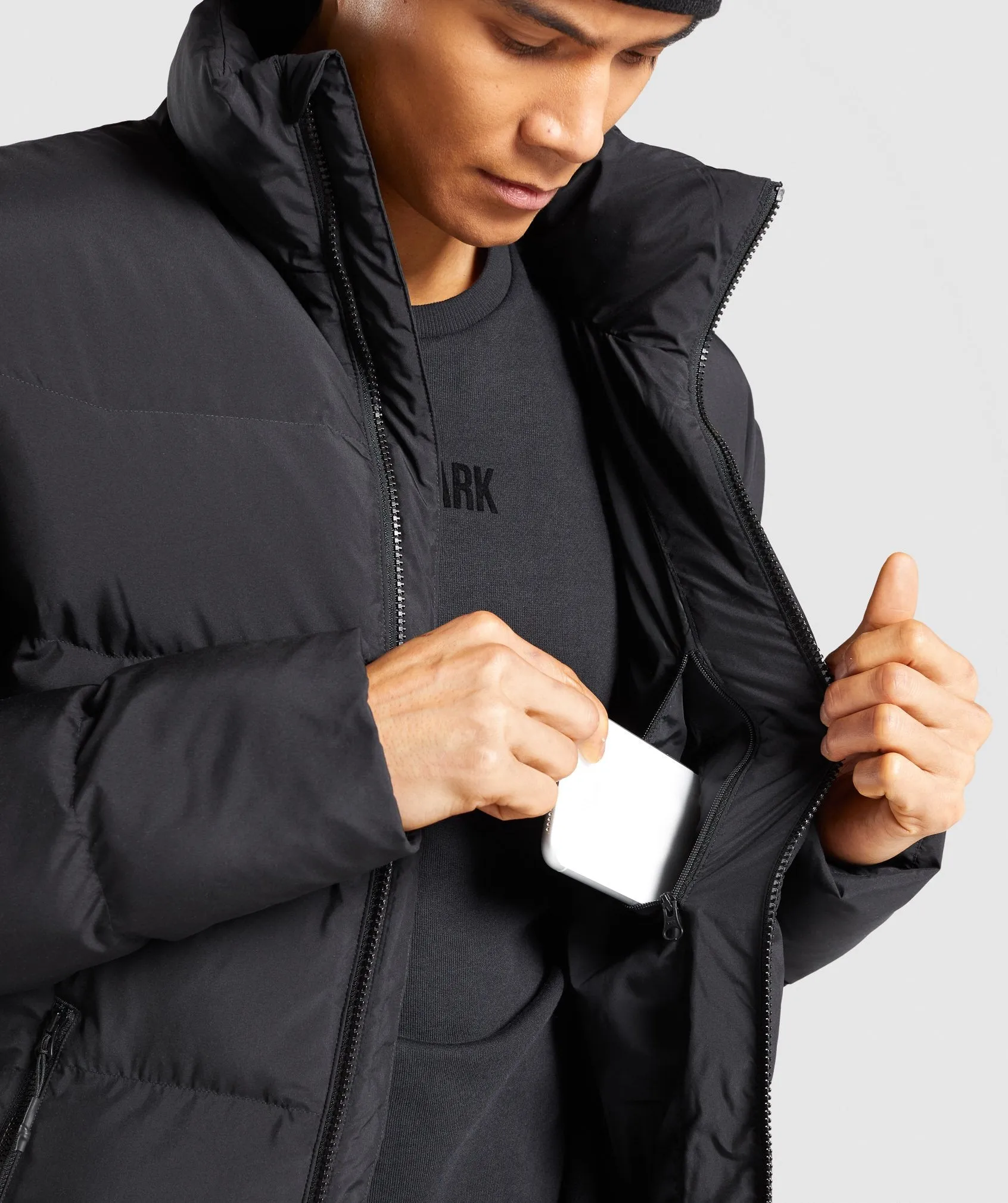 Gymshark Restore Puffer Jacket - Black