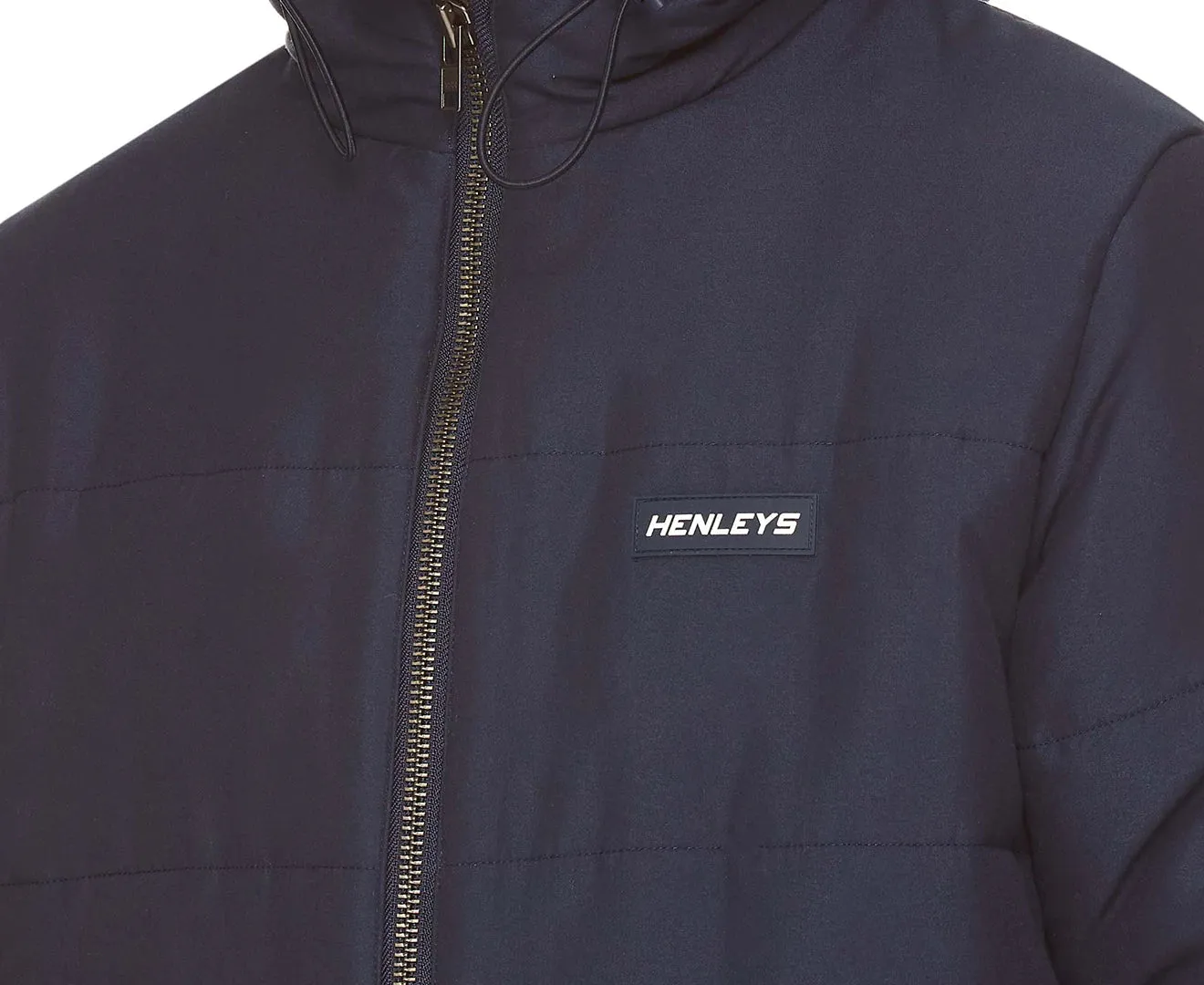 HENLEYS FLETCHER PUFFER JACKET -  MEN - NAVY