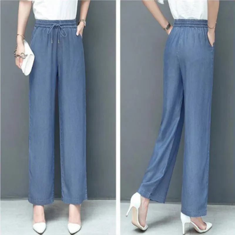 High waist loose pants