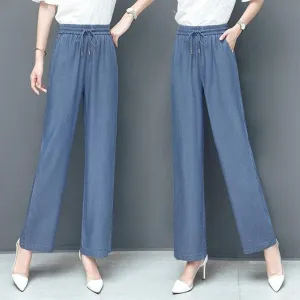 High waist loose pants