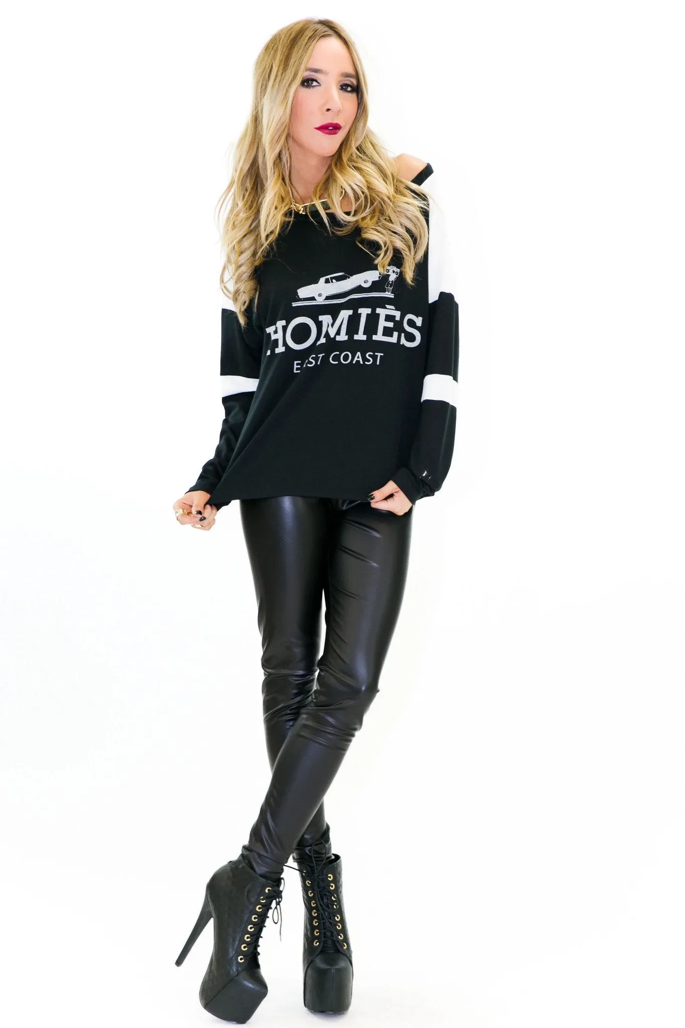 HOMIES LONG SLEEVE SWEATSHIRT TEE