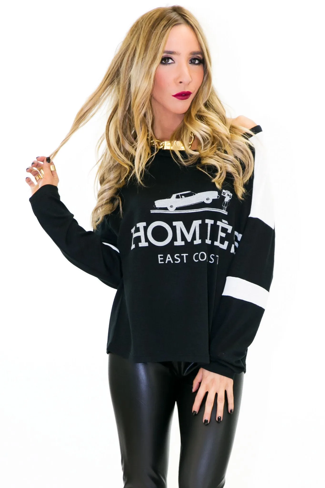 HOMIES LONG SLEEVE SWEATSHIRT TEE