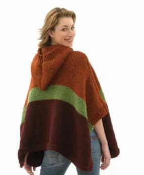 Hooded Poncho (Knit) - Version 1