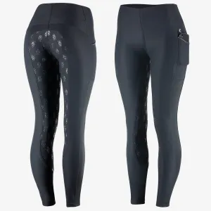 Horze Leah UV Pro Riding Tights | Ladies Full Seat Silicone Breeches