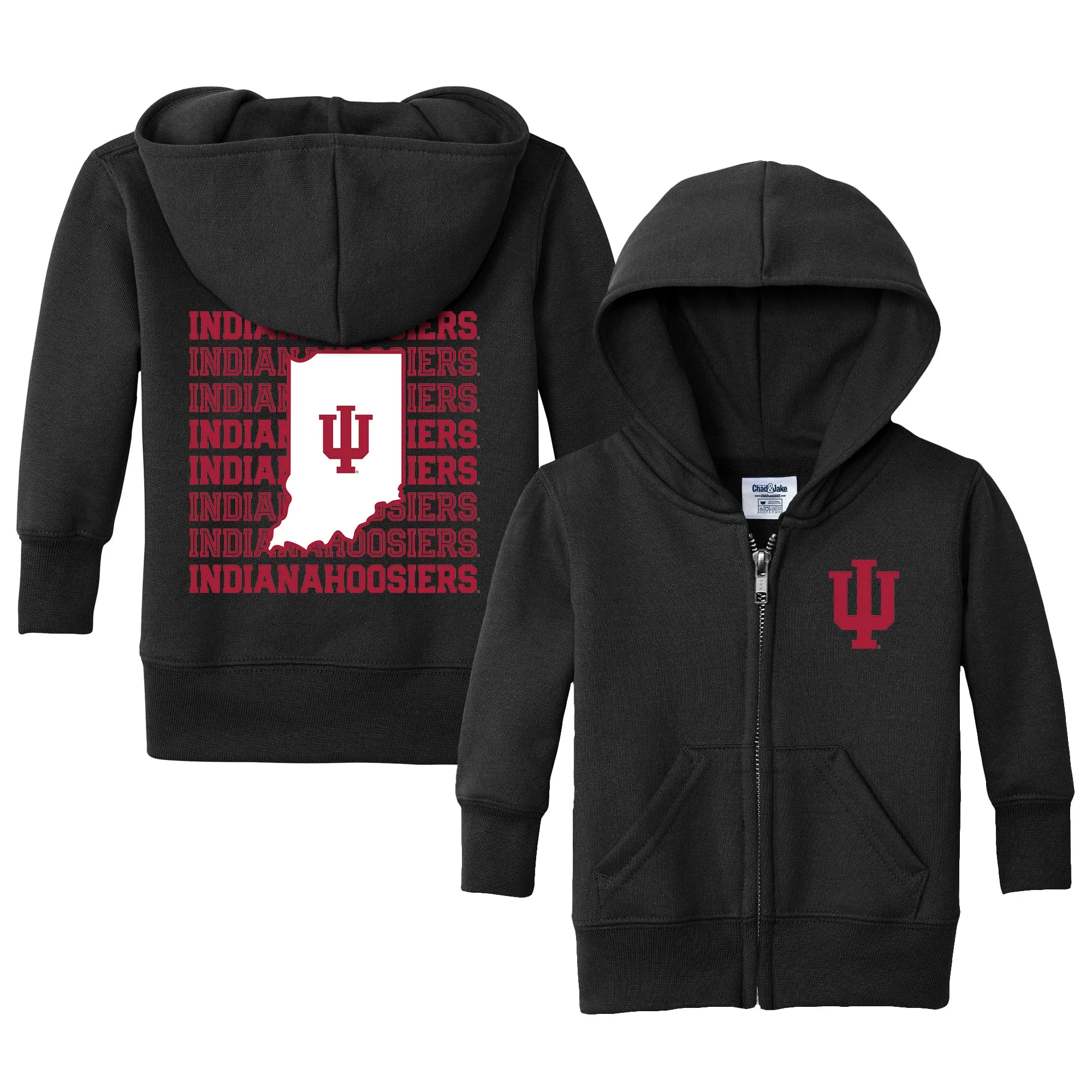 Indiana Hoosiers Retro Infant Full-Zip Sweatshirt