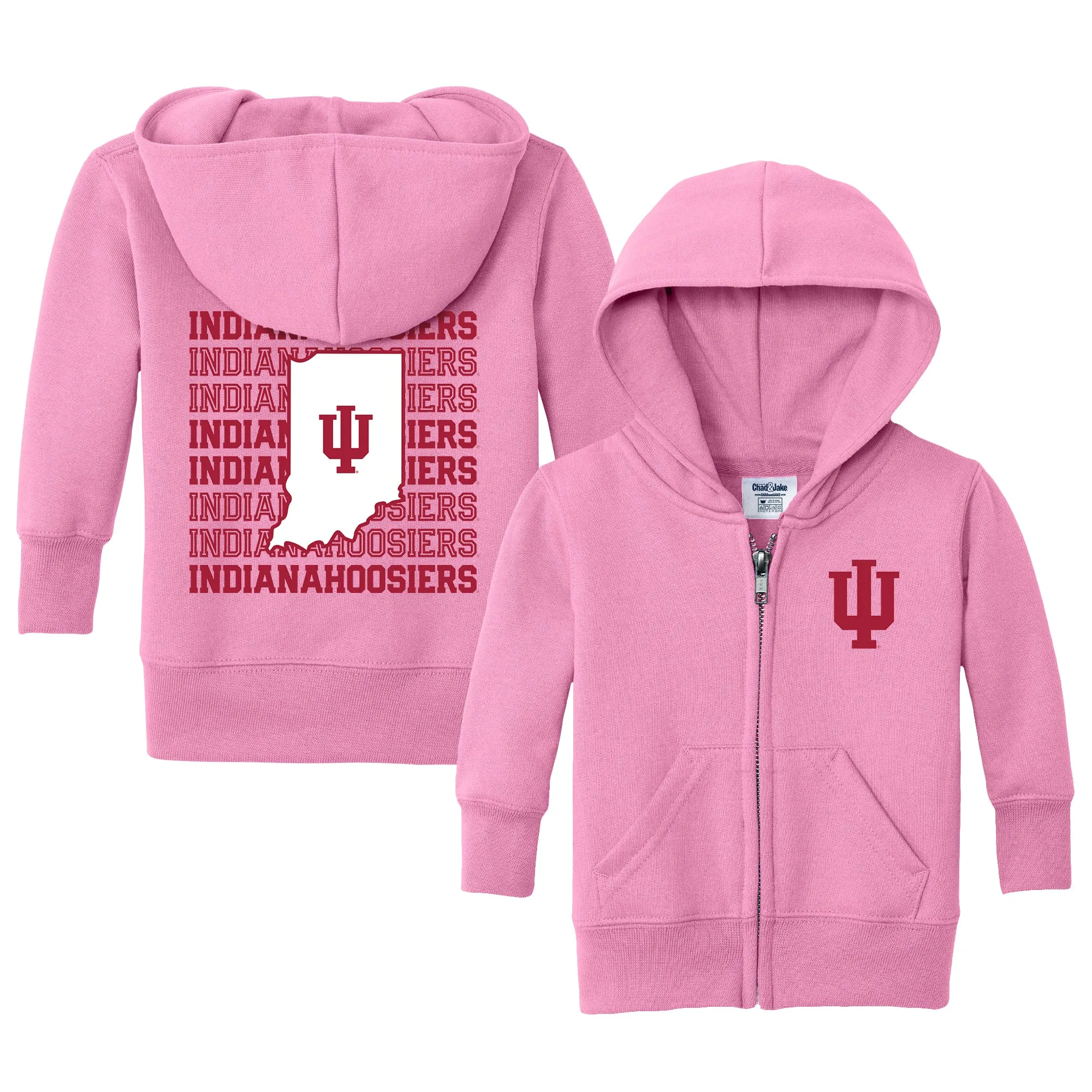 Indiana Hoosiers Retro Infant Full-Zip Sweatshirt