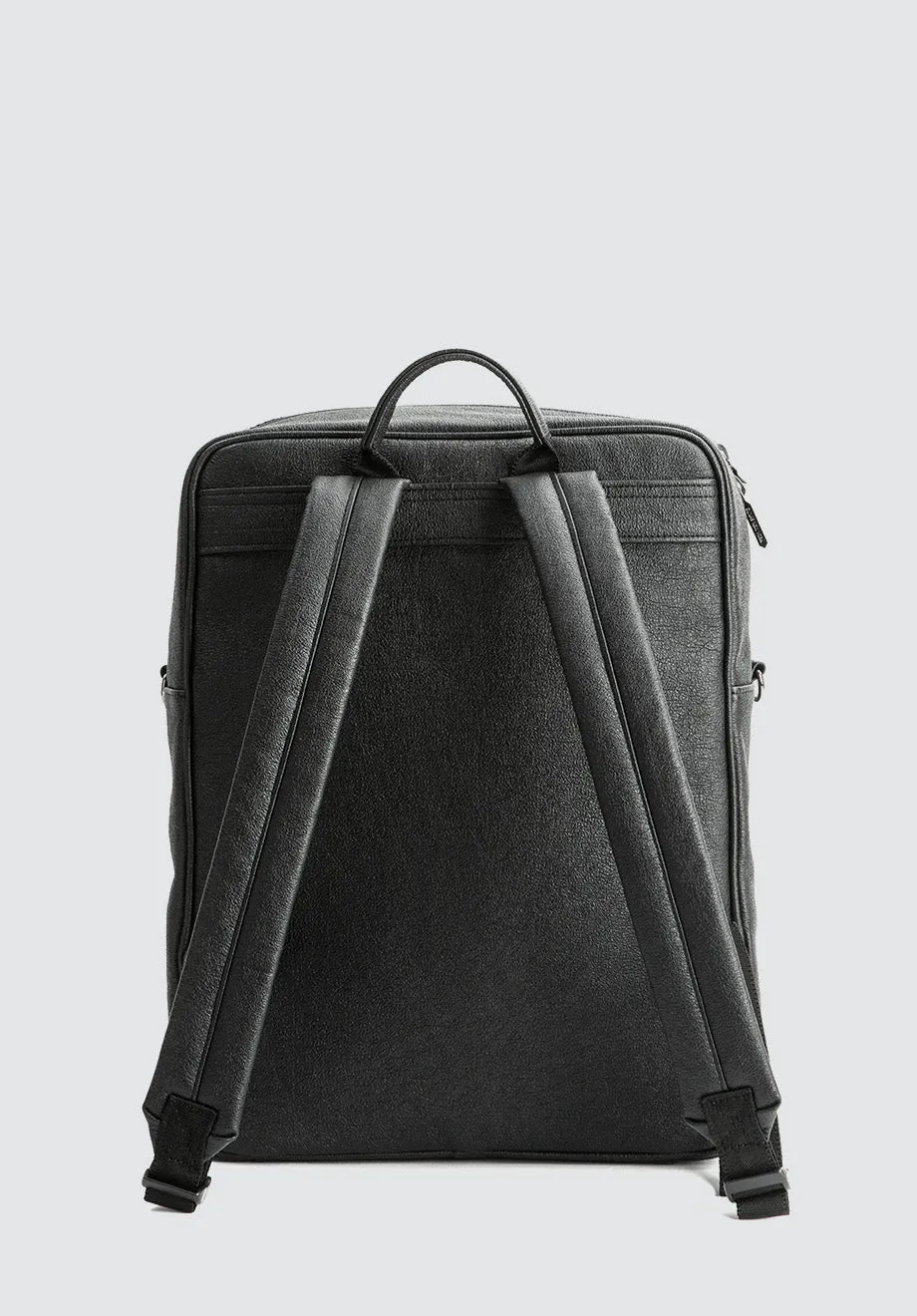 Jared | Blue Vegan Leather Men's Backpack