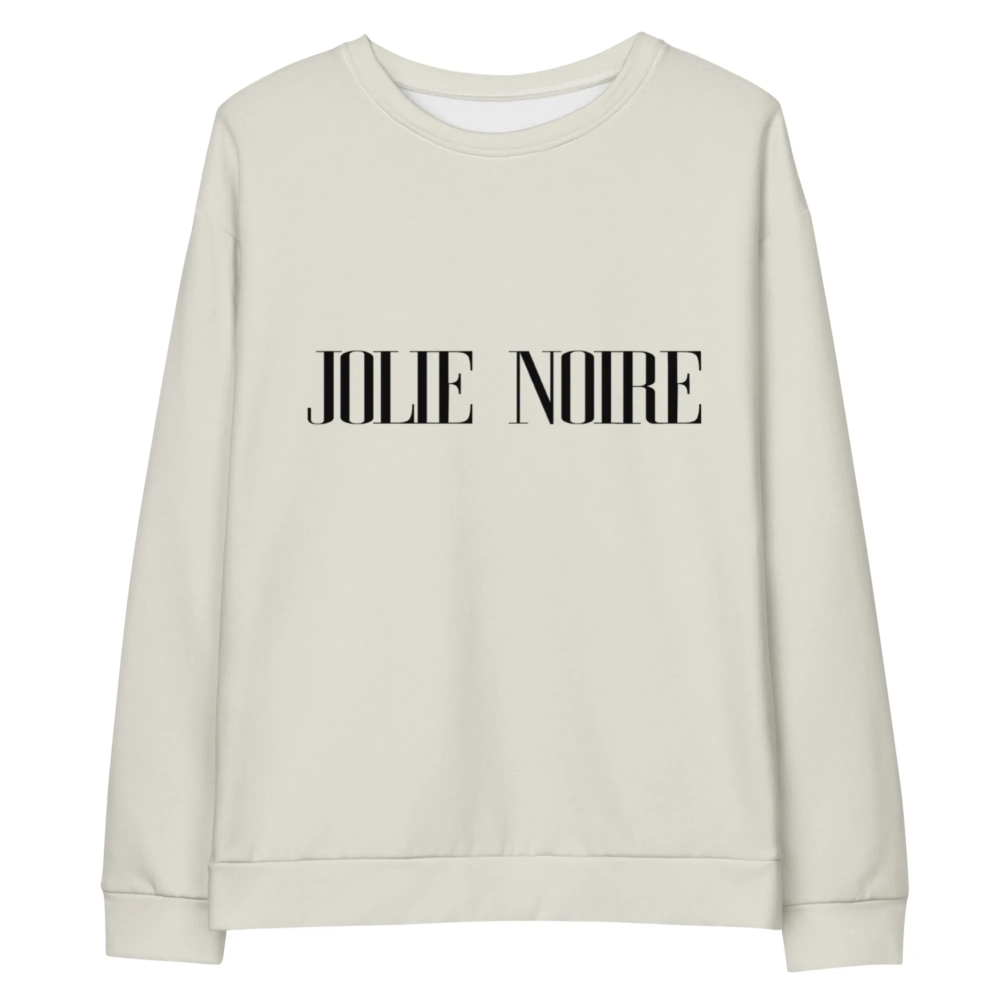 Jolie Noire Premium Sweatshirt- Stone