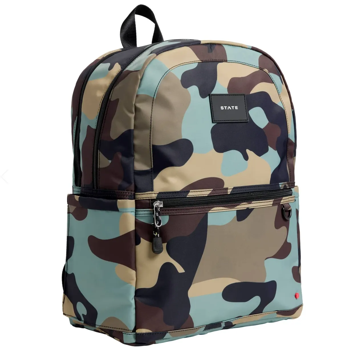 KANE DOUBLE POCKET OVERSIZED CAMO BACKPACK