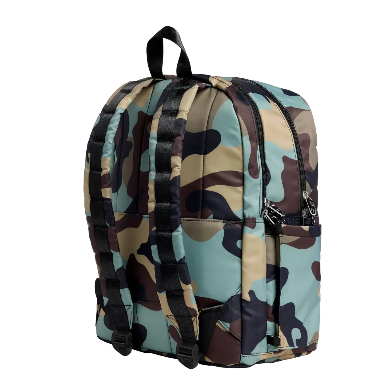 KANE DOUBLE POCKET OVERSIZED CAMO BACKPACK