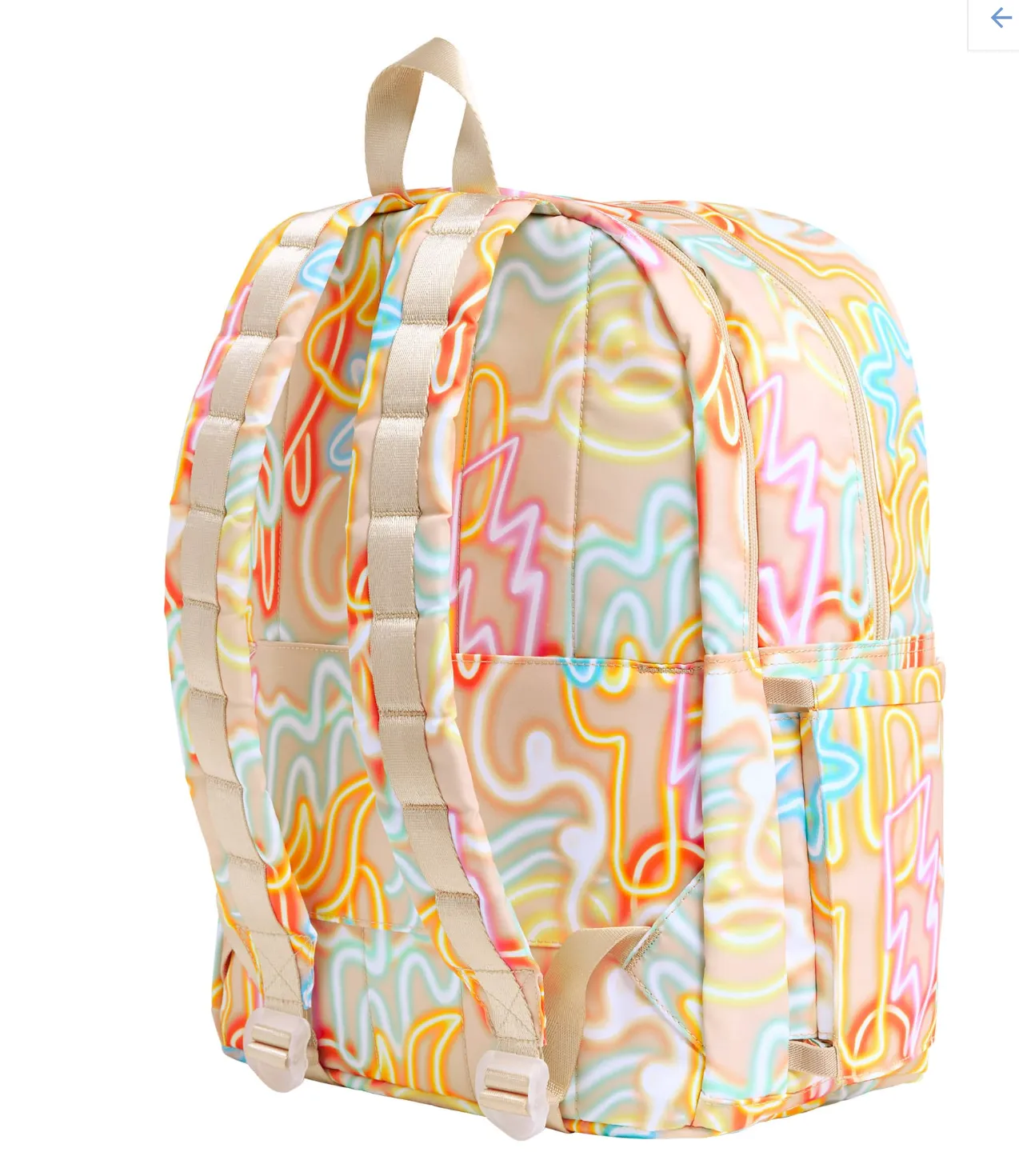 KANE DOUBLE POCKET OVERSIZED NEON BACKPACK