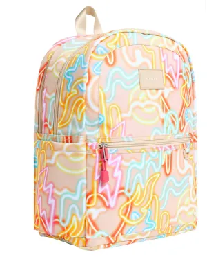 KANE DOUBLE POCKET OVERSIZED NEON BACKPACK