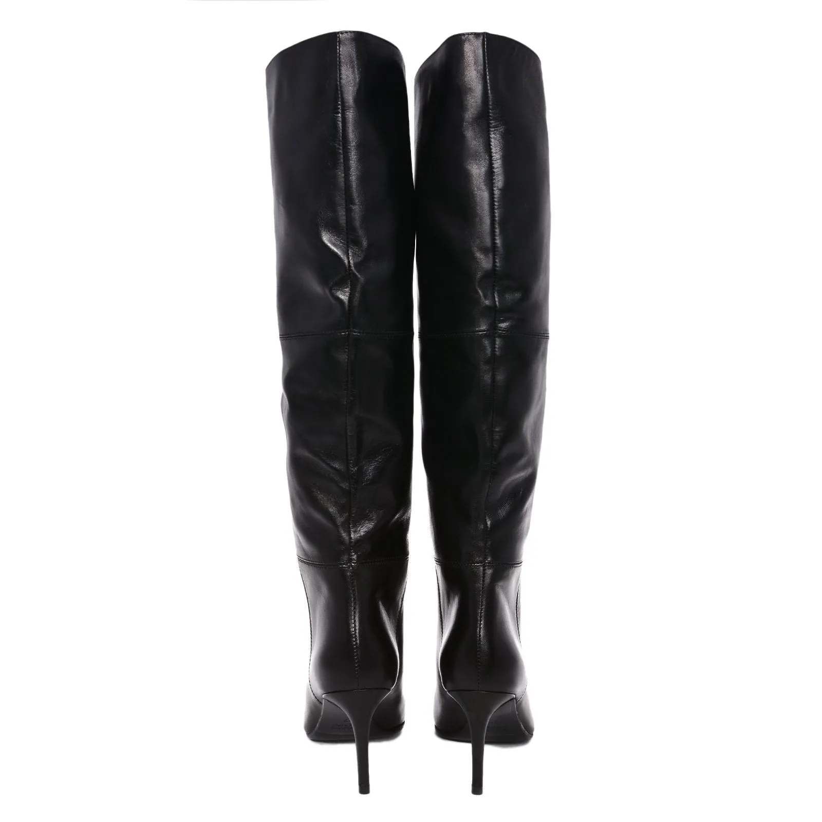 Kawa Black Knee-High Boots