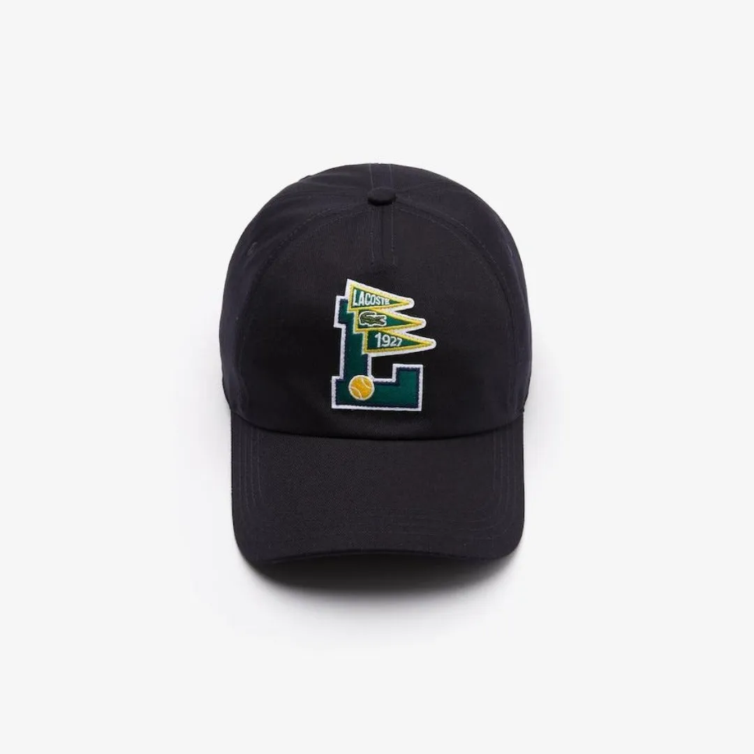 LACOSTE L BADGE CAP-NAVY