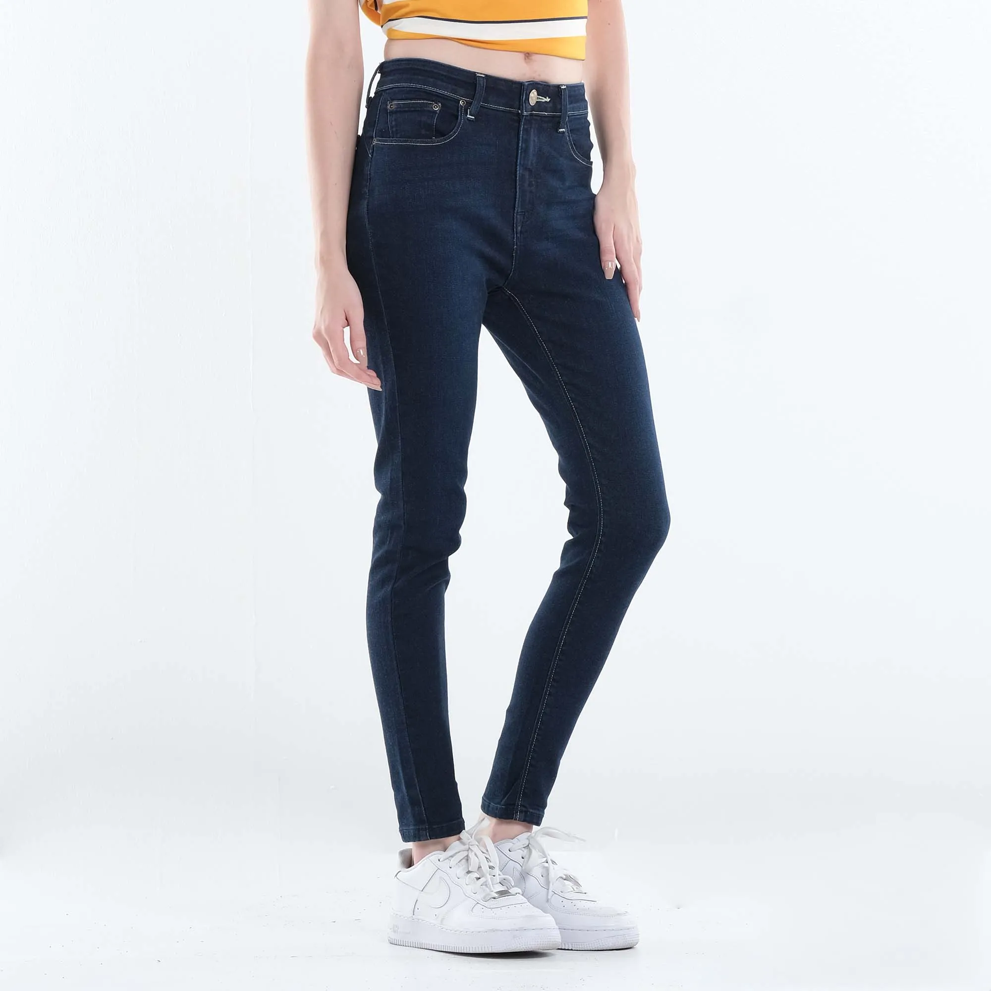 LEE HEATHER HIGH WAIST JEANS FOR WOMEN IN WORN EBONY