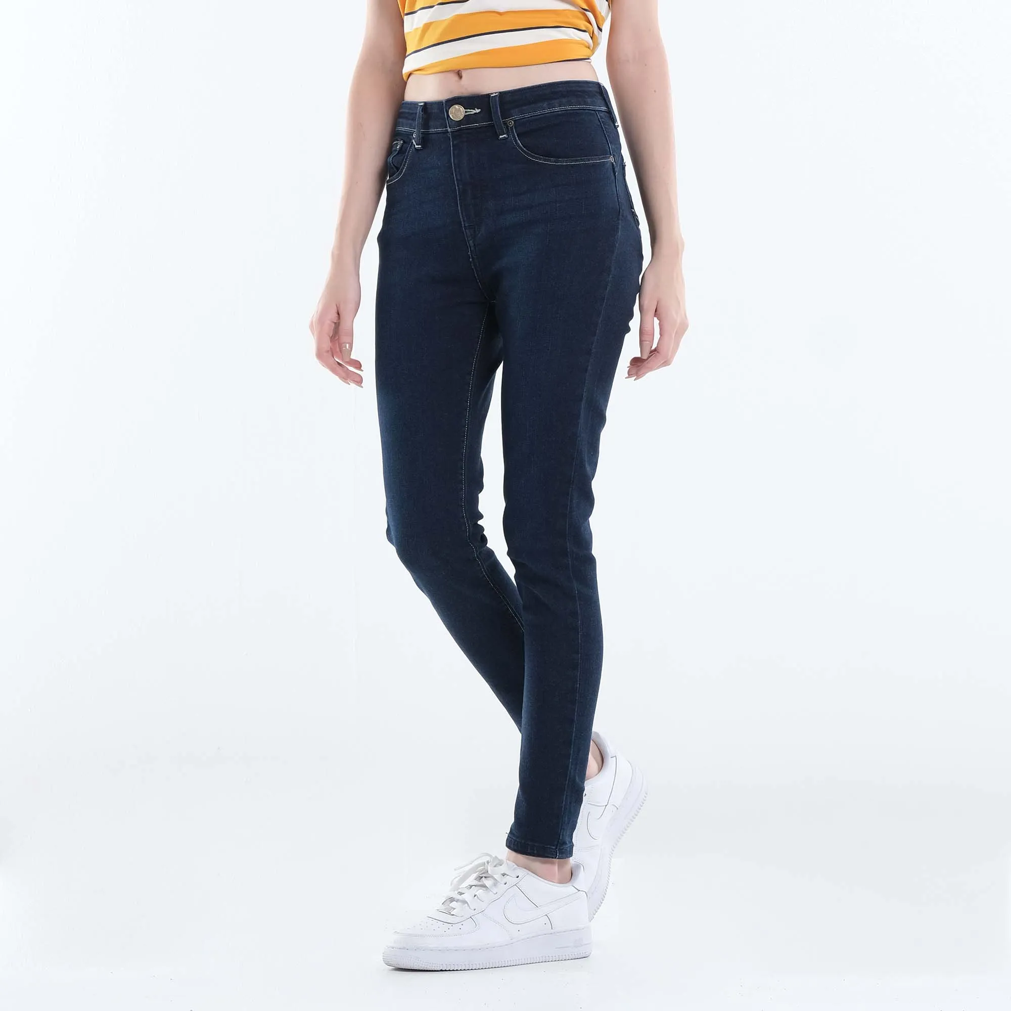 LEE HEATHER HIGH WAIST JEANS FOR WOMEN IN WORN EBONY