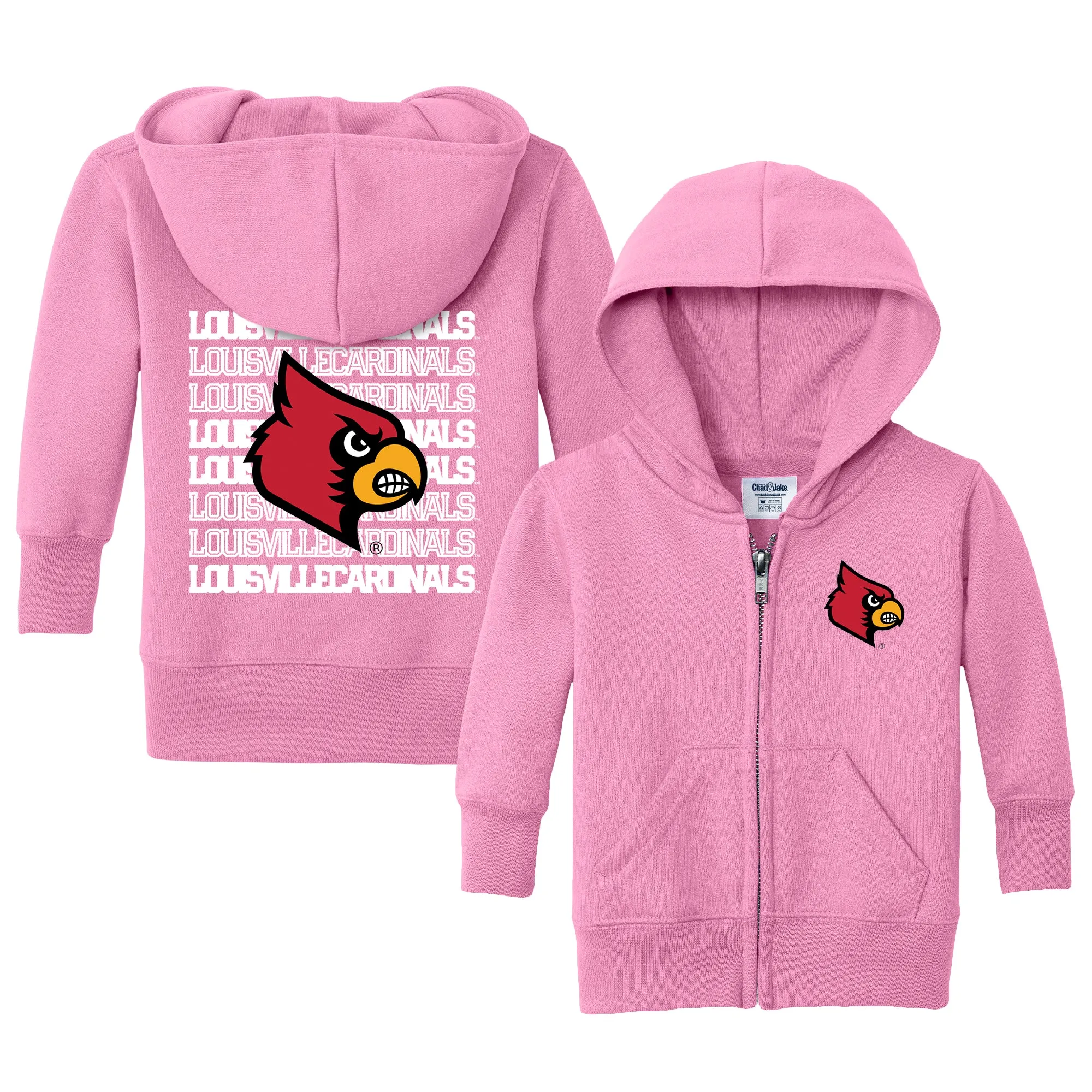 Louisville Cardinals Retro Infant Full-Zip Sweatshirt