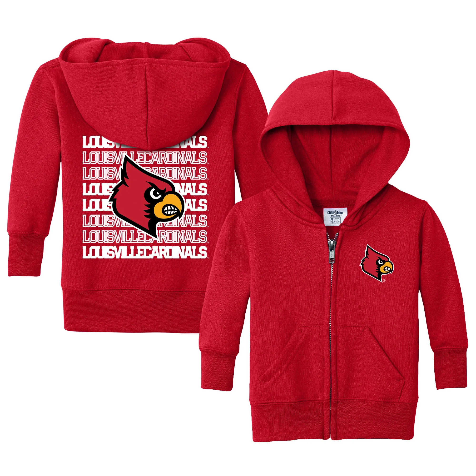 Louisville Cardinals Retro Infant Full-Zip Sweatshirt