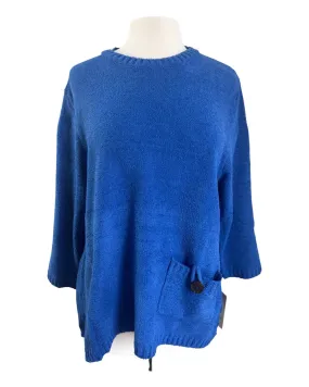 Lulu B Blue Chenille Sweater