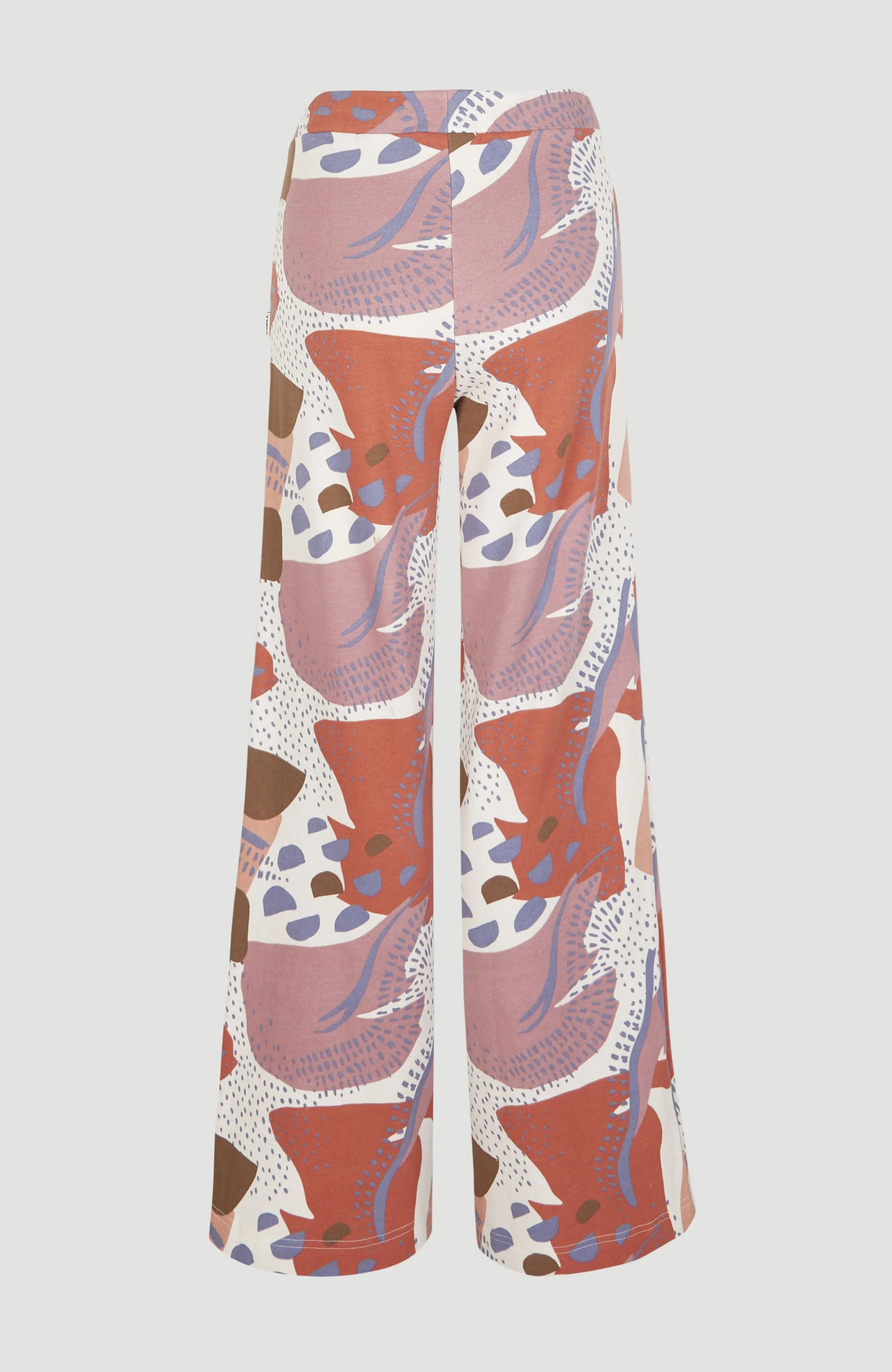 Lulu Wide Leg High-Waist Sweatpants | Patchwork Print