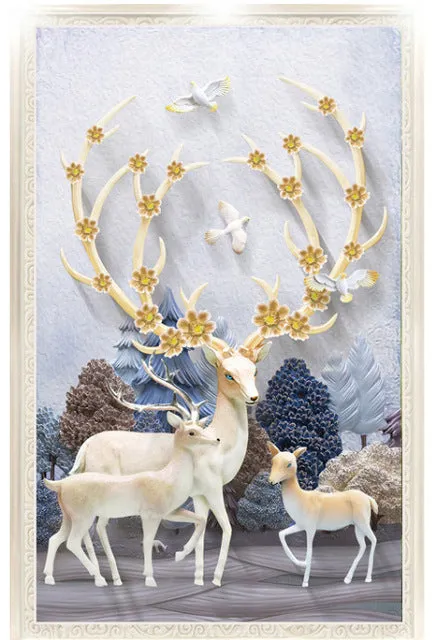 Majestic Deer Diamond Painting Kit, 15 Patterns to Choose, On Sale