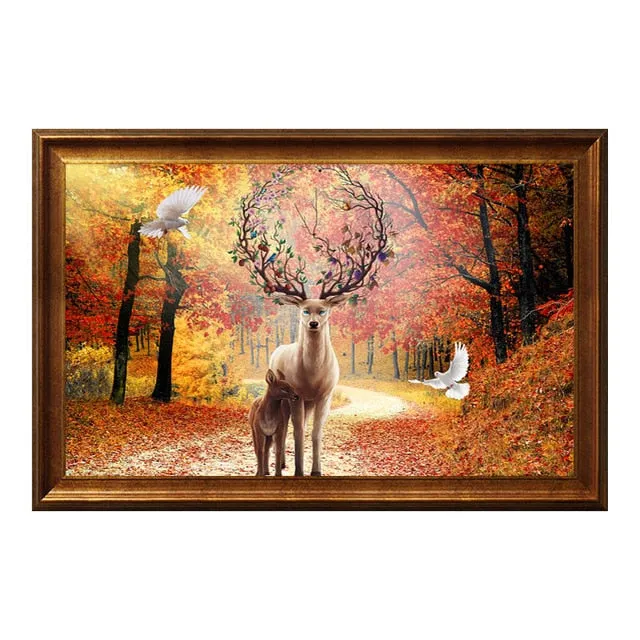 Majestic Deer Diamond Painting Kit, 15 Patterns to Choose, On Sale