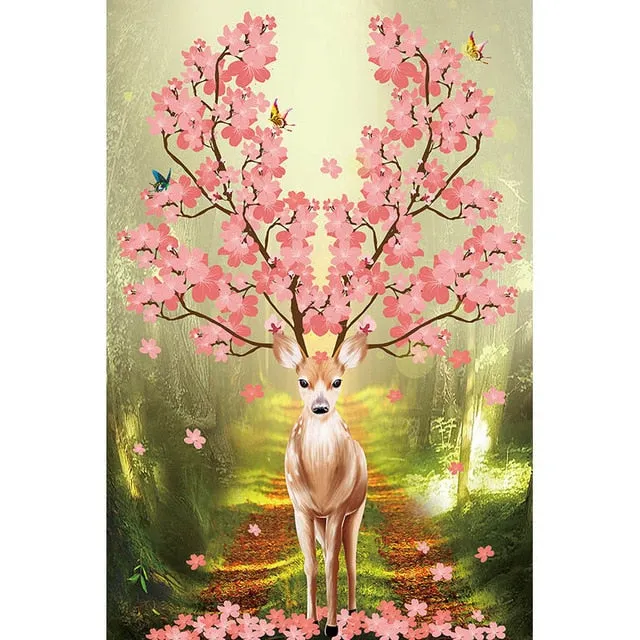 Majestic Deer Diamond Painting Kit, 15 Patterns to Choose, On Sale