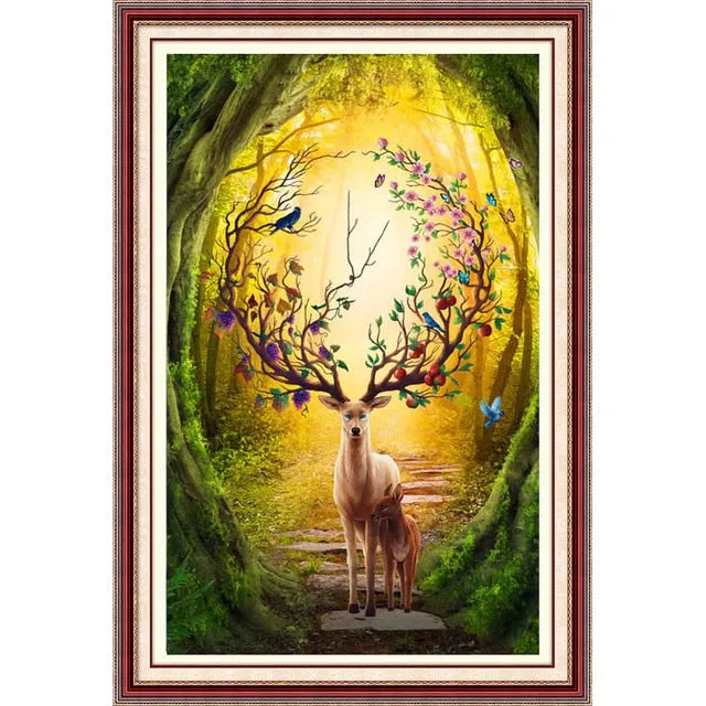 Majestic Deer Diamond Painting Kit, 15 Patterns to Choose, On Sale