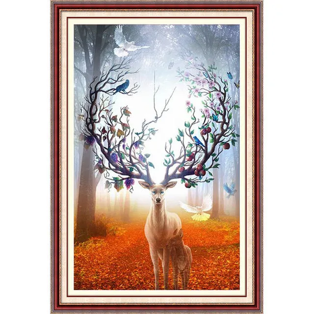 Majestic Deer Diamond Painting Kit, 15 Patterns to Choose, On Sale