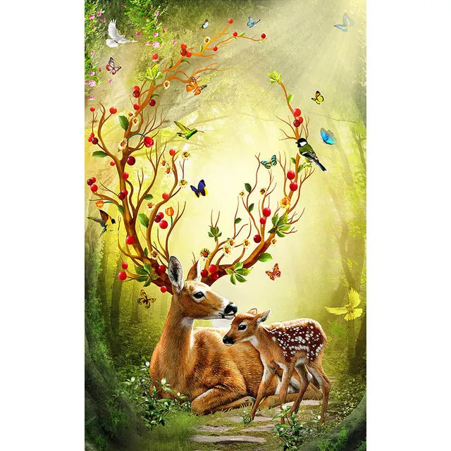 Majestic Deer Diamond Painting Kit, 15 Patterns to Choose, On Sale