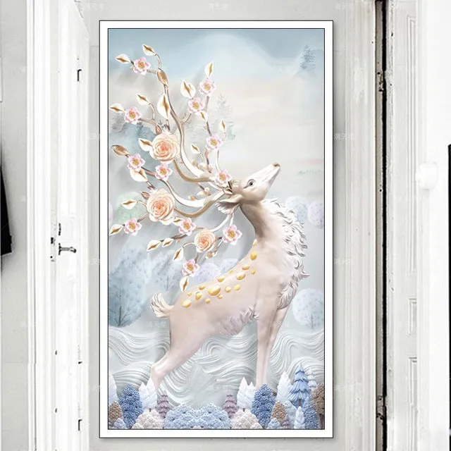 Majestic Deer Diamond Painting Kit, 15 Patterns to Choose, On Sale