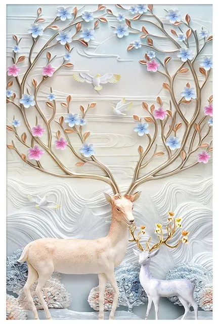 Majestic Deer Diamond Painting Kit, 15 Patterns to Choose, On Sale