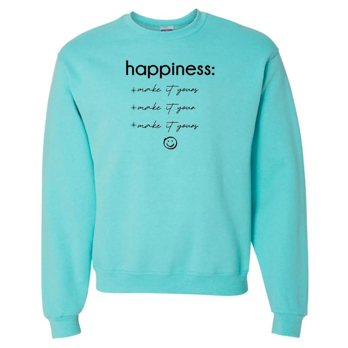 Make It Yours™ 'Happiness Checklist' Crewneck Sweatshirt