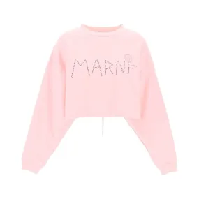 Marni "organic cotton sweatshirt with hand-embroid