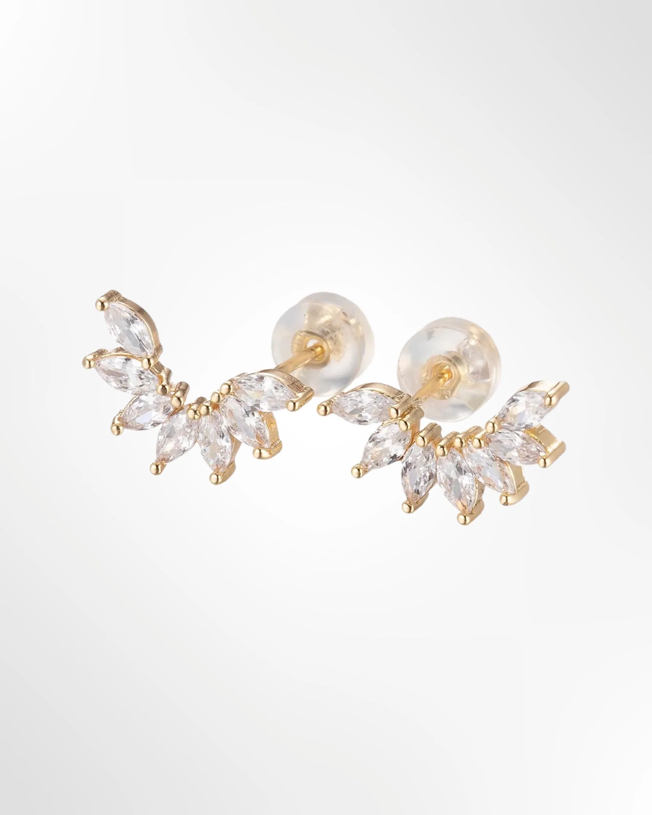 Marquise CZ Crawler Earring