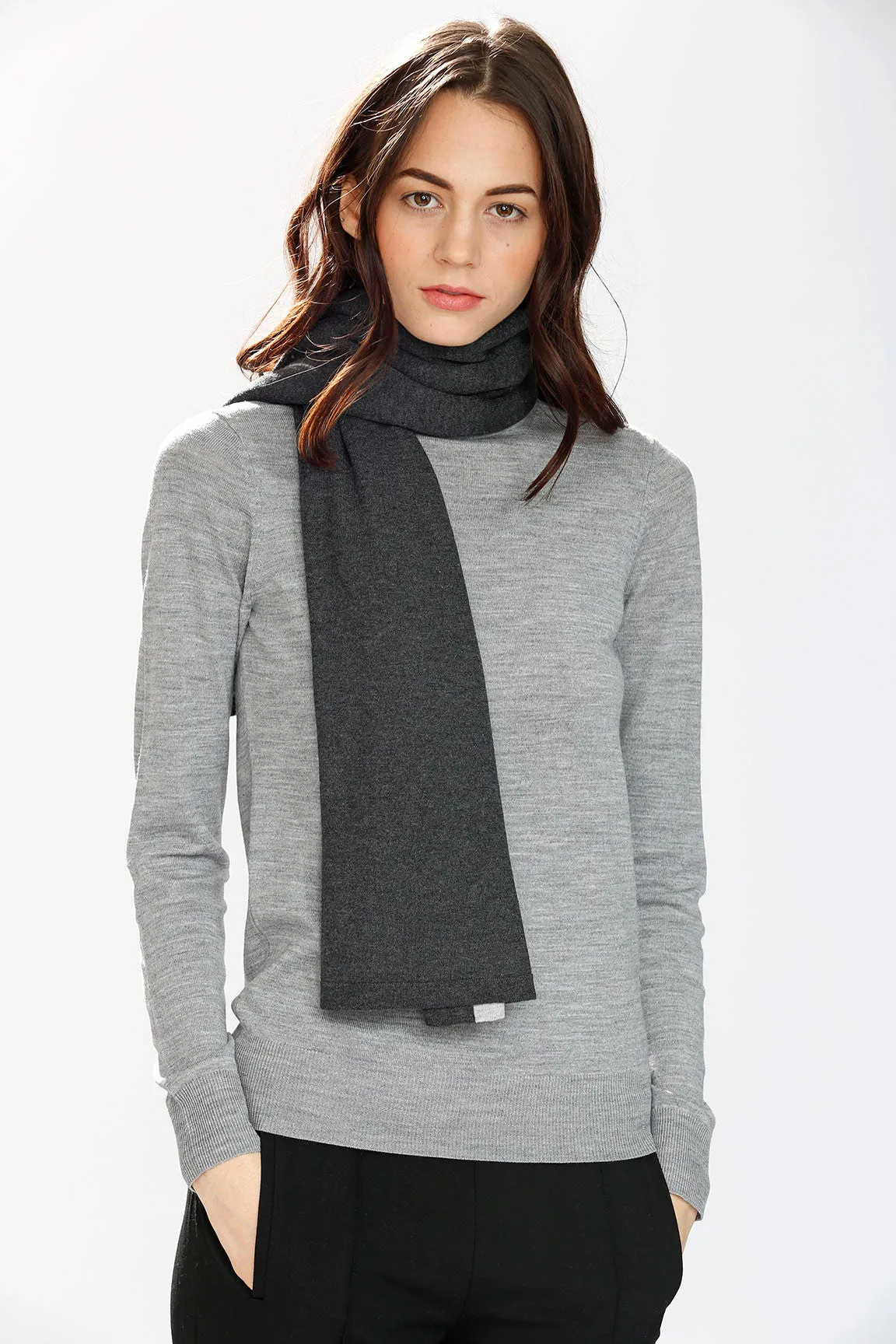 Max 8-Way Scarf/Cape – Navy/Grey/Charcoal