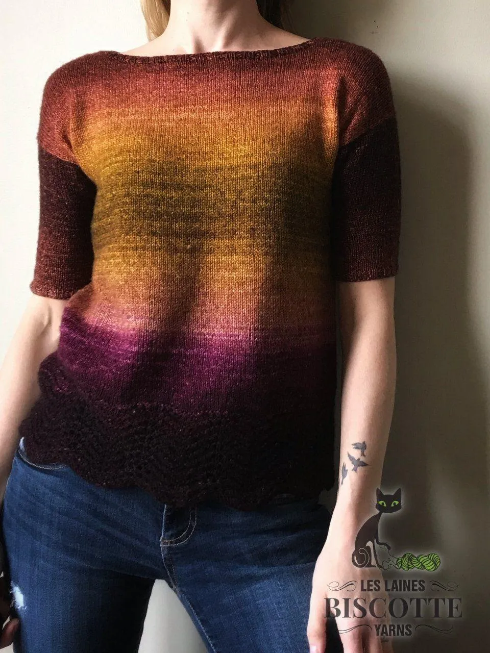 Metamorphic Tee - Free Knitting Pattern