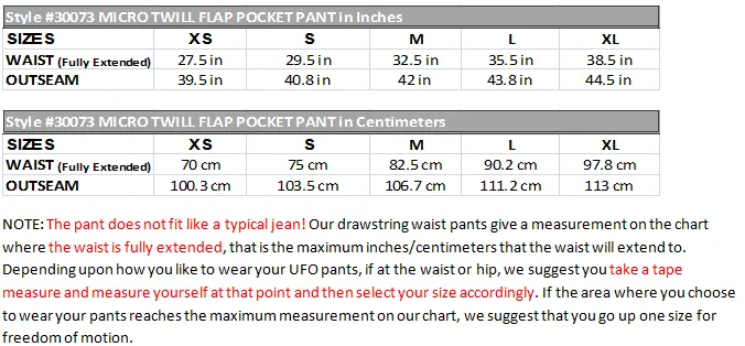 MicroTwill Flap Pocket Pant #30073  Unisex